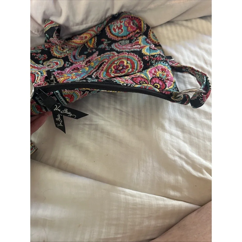 vera bradley crossbody Bag Vibrant Quilted Parisian Paisley pattern Retired